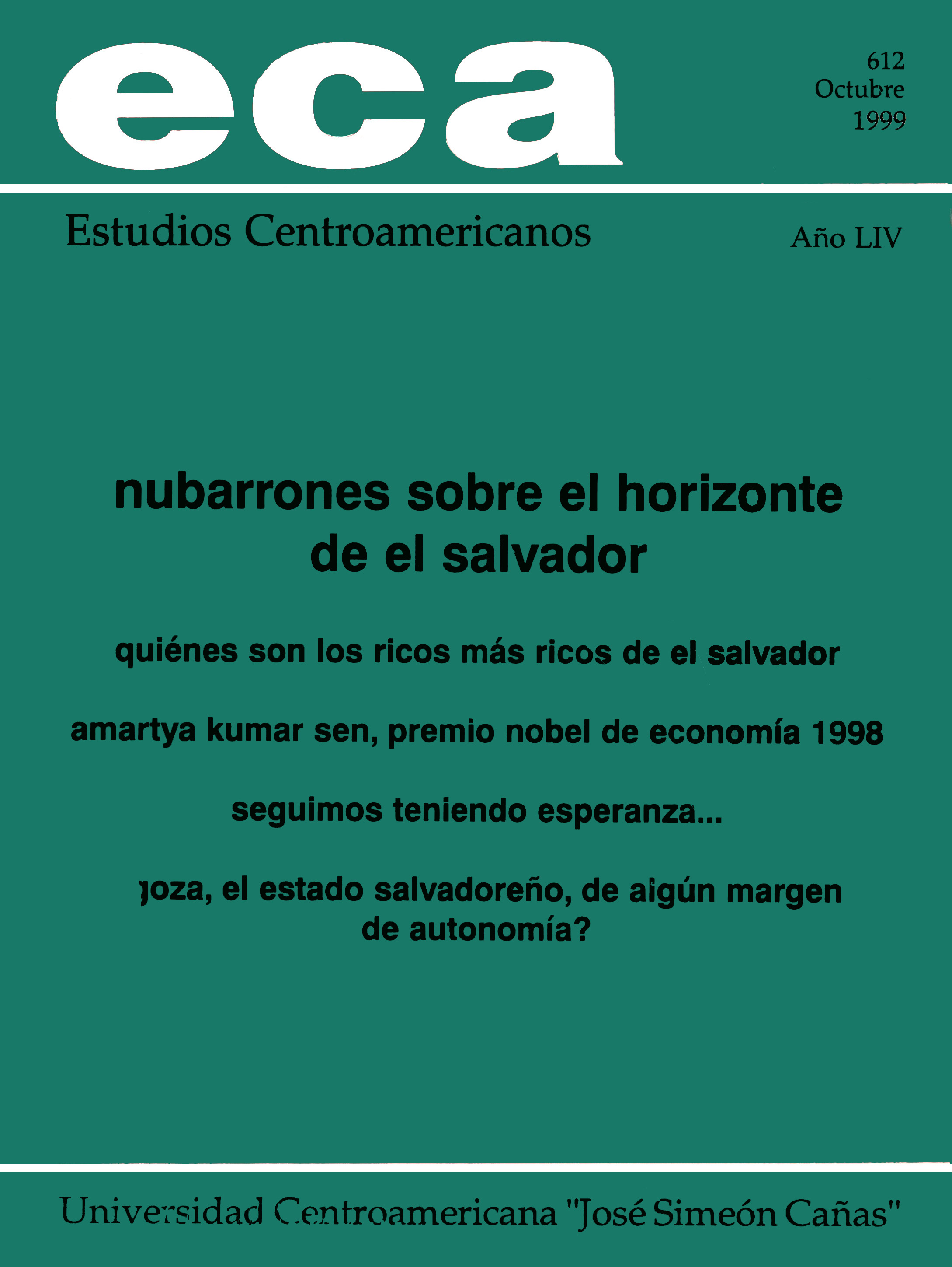 					Ver Vol. 54 Núm. 612 (1999)
				